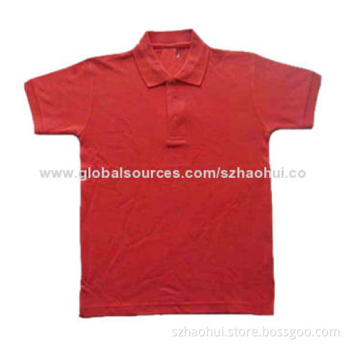 Custom solid color polo shirt, sports jersey